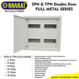 SPN & TPN Double Door FULL METAL Distribution Box