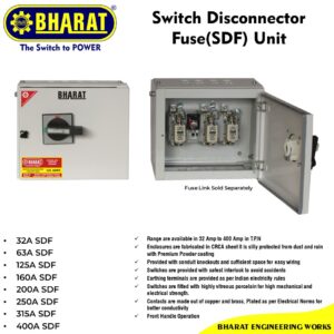 BHARAT Switch Disconnector Fuse(SDF) Unit
