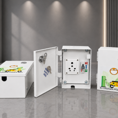 DIVIJ EV Charger Power Box with Lock